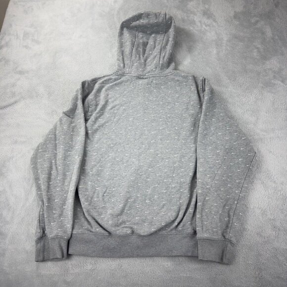 Nike Grey Swoosh Pullover Hoodie Men’s Size Small - Picture 3 of 11